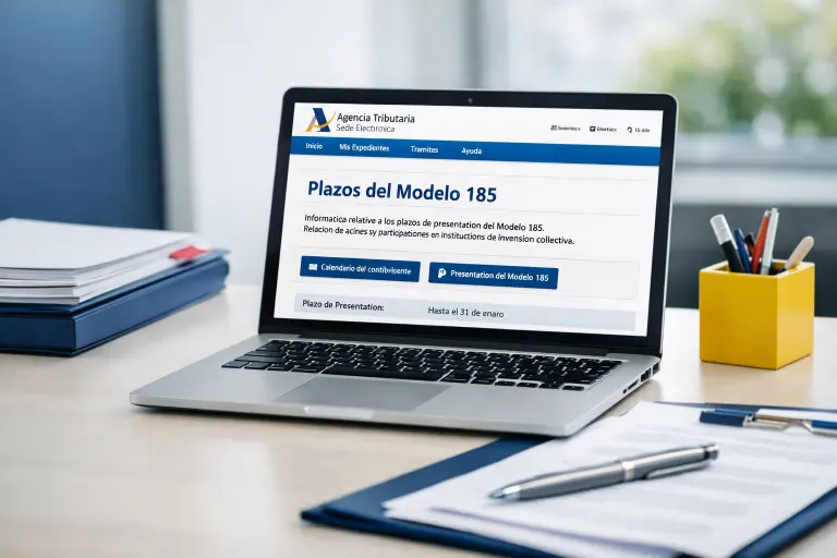 Plazos del modelo 185